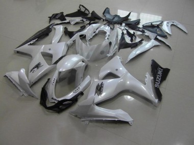 Branco Pérola & Preto Carenagem Moto Suzuki GSXR 1000 K9 09-16