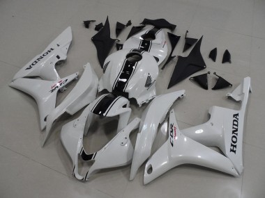 Branco Pérola & Preto Listra Carenagem Moto Honda CBR 600RR 07-08