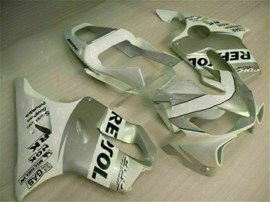 Branco Prata Carenagem Moto Honda CBR 600 F4i 01-03