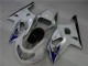 Branco Prata Carenagem Moto Suzuki GSXR 600 / 750 K1 K2 K3 01-03