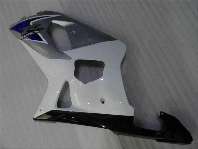 Branco Prata Carenagem Moto Suzuki GSXR 600 / 750 K1 K2 K3 01-03