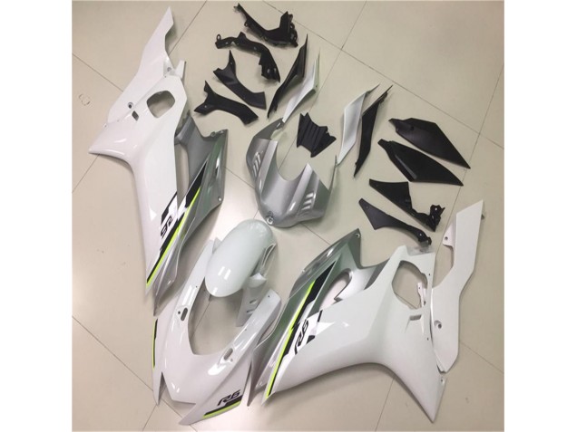Branco Prata Carenagem Moto Yamaha R6 17-23 Branco Prata Carenagem Moto Yamaha R6 17-23