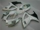 Branco Prata Moto Plástico Suzuki GSXR 600 / 750 K6 06-07 Branco Prata Moto Plástico Suzuki GSXR 600 / 750 K6 06-07