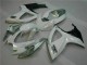 Branco Prata Moto Plásticos Suzuki GSXR 600 / 750 K6 06-07