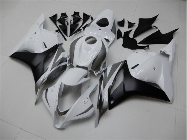 Branco Prata Preto Carenagem Moto Honda CBR 600RR 09-12