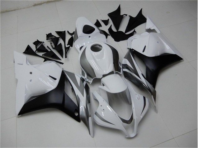 Branco Prata Preto Carenagem Moto Honda CBR 600RR 09-12