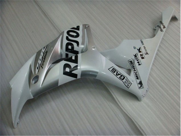 Branco Prata Preto Repsol Moto Plástico Honda CBR 1000RR 04-05 Branco Prata Preto Repsol Moto Plástico Honda CBR 1000RR 04-05
