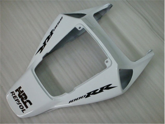 Branco Prata Preto Repsol Moto Plástico Honda CBR 1000RR 04-05 Branco Prata Preto Repsol Moto Plástico Honda CBR 1000RR 04-05