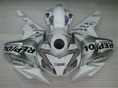 Branco Prata Preto Repsol Moto Plástico Honda CBR 1000RR 04-05