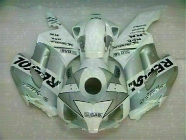 Branco Prata Repsol Carenagem Moto Honda CBR 1000RR 04-05