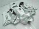 Branco Prata Repsol Carenagem Moto Honda CBR 600RR 03-04 Branco Prata Repsol Carenagem Moto Honda CBR 600RR 03-04