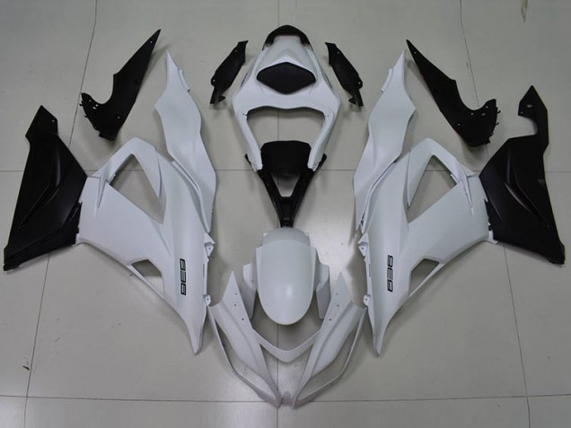 Branco Preto 636 Carenagem Moto Kawasaki ZX6R 13-18 Branco Preto 636 Carenagem Moto Kawasaki ZX6R 13-18