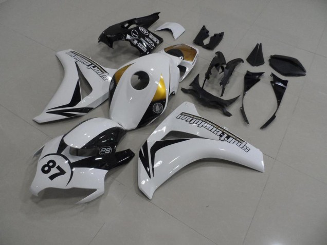 Branco & Preto 87 Carenagem Moto Honda CBR 1000RR 08-11 Branco & Preto 87 Carenagem Moto Honda CBR 1000RR 08-11