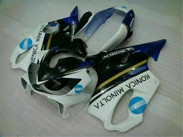 Branco Preto Abs Kits Carenagem Moto Honda CBR 600 F4i 04-07