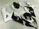 Branco Preto Abs Kits Completos Carenagem Moto Suzuki GSXR 1000 K5 05-06 Branco Preto Abs Kits Completos Carenagem Moto Suzuki GSXR 1000 K5 05-06