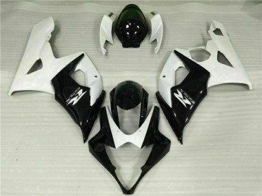 Branco Preto Abs Kits Completos Carenagem Moto Suzuki GSXR 1000 K5 05-06