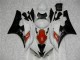 Branco Preto Abs Kits Completos Carenagem Moto Yamaha R6 06-07 Branco Preto Abs Kits Completos Carenagem Moto Yamaha R6 06-07