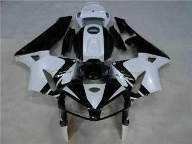 Branco Preto Abs Moto Plástico Honda CBR 600RR 05-06