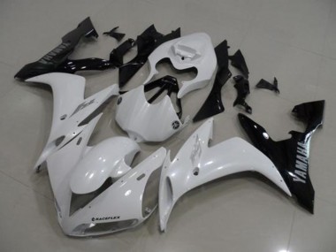Branco Preto Abs Moto Plástico Yamaha R1 04-06