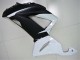 Branco Preto Abs Moto Plásticos Kawasaki ZX6R 13-18 Branco Preto Abs Moto Plásticos Kawasaki ZX6R 13-18