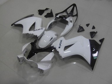 Branco Preto Abs Motocicleta Plásticos Honda VFR 800 02-13