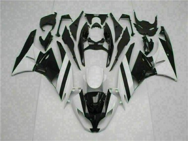 Branco Preto Abs Motocicleta Plásticos Kawasaki ZX6R 09-12