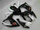 Branco Preto Abs Motocicleta Plásticos Suzuki GSXR 600 / 750 K6 06-07 Branco Preto Abs Motocicleta Plásticos Suzuki GSXR 600 / 750 K6 06-07