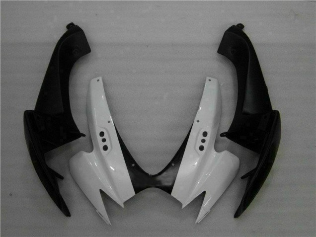 Branco Preto Abs Motocicleta Plásticos Suzuki GSXR 600 / 750 K6 06-07 Branco Preto Abs Motocicleta Plásticos Suzuki GSXR 600 / 750 K6 06-07