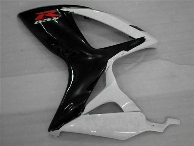 Branco Preto Abs Motocicleta Plásticos Suzuki GSXR 600 / 750 K6 06-07 Branco Preto Abs Motocicleta Plásticos Suzuki GSXR 600 / 750 K6 06-07