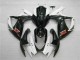 Branco Preto Abs Motocicleta Plásticos Suzuki GSXR 600 / 750 K6 06-07 Branco Preto Abs Motocicleta Plásticos Suzuki GSXR 600 / 750 K6 06-07