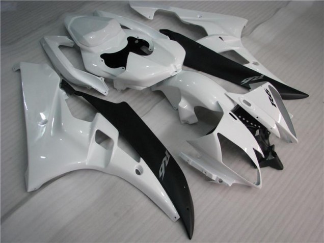 Branco Preto Abs Motocicleta Plásticos Yamaha R6 06-07