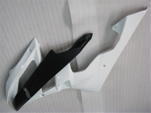 Branco Preto Abs Motocicleta Plásticos Yamaha R6 06-07
