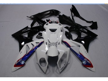 Branco Preto Azul Carenagem Moto BMW S1000RR 09-14