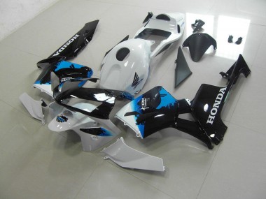 Branco Preto Azul Kits Carenagem Moto Honda CBR 600RR 03-04
