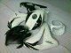 Branco Preto Carenagem Moto Honda CBR 1000RR 08-11 Branco Preto Carenagem Moto Honda CBR 1000RR 08-11