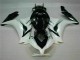 Branco Preto Carenagem Moto Honda CBR 1000RR 12-16 Branco Preto Carenagem Moto Honda CBR 1000RR 12-16