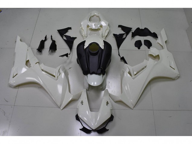 Branco Preto Carenagem Moto Honda CBR 1000RR 17-23 Branco Preto Carenagem Moto Honda CBR 1000RR 17-23