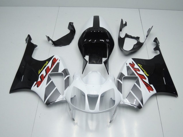 Branco Preto Carenagem Moto Honda VTR 1000 00-06 Branco Preto Carenagem Moto Honda VTR 1000 00-06
