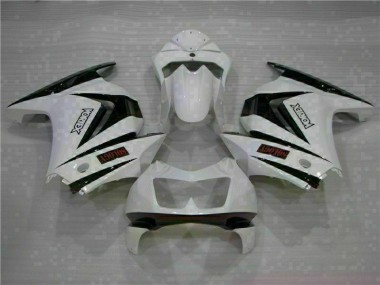 Branco Preto Carenagem Moto Kawasaki EX250 08-12