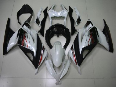 Branco Preto Carenagem Moto Kawasaki EX300 13-16