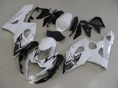 Branco & Preto Carenagem Moto Suzuki GSXR 1000 K7 07-08