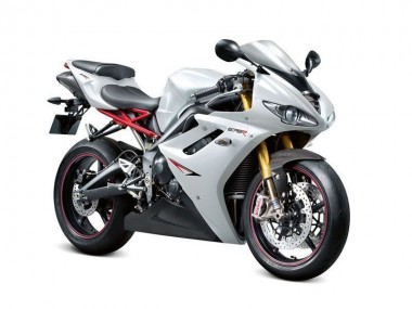 Branco Preto Carenagem Moto Triumph Daytona 675 Triple 06-08