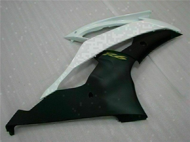 Branco Preto Carenagem Moto Yamaha R6 08-16 Branco Preto Carenagem Moto Yamaha R6 08-16