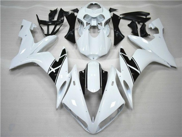 Branco Preto Carenagem & Plástico Moto Yamaha R1 04-06 Branco Preto Carenagem & Plástico Moto Yamaha R1 04-06
