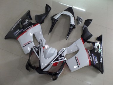 Branco Preto Carrera Lee Carenagem Moto Honda CBR 600 F4i 01-03