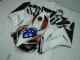 Branco Preto Carroçaria Moto Honda CBR 1000RR 04-05 Branco Preto Carroçaria Moto Honda CBR 1000RR 04-05