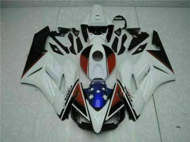 Branco Preto Carroçaria Moto Honda CBR 1000RR 04-05