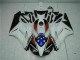 Branco Preto Carroçaria Moto Honda CBR 1000RR 04-05 Branco Preto Carroçaria Moto Honda CBR 1000RR 04-05