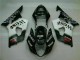 Branco Preto Carroçaria Moto Suzuki GSXR 1000 K3 03-04