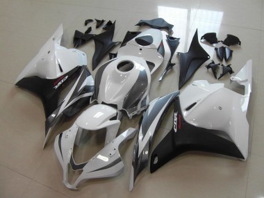 Branco Preto Cinzento Carenagem Moto Honda CBR 600RR 09-12